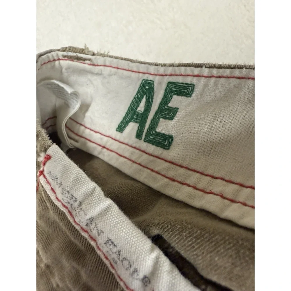 Vintage American Eagle‎ Outfitters Cargo Shorts Mens 31 Khaki Classic Outdoor